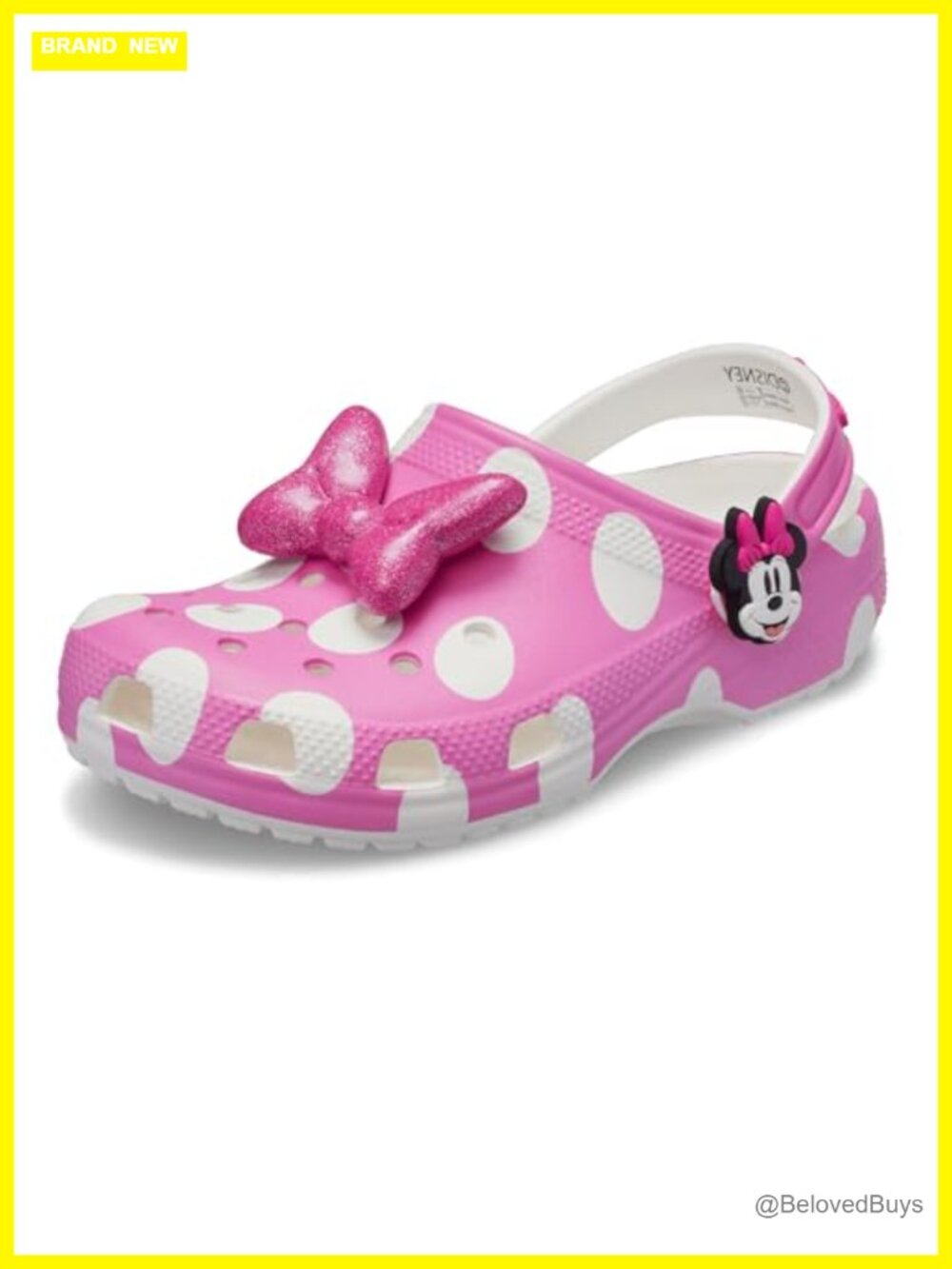 Minnie Mouse Classic Clog with Glitter Bow